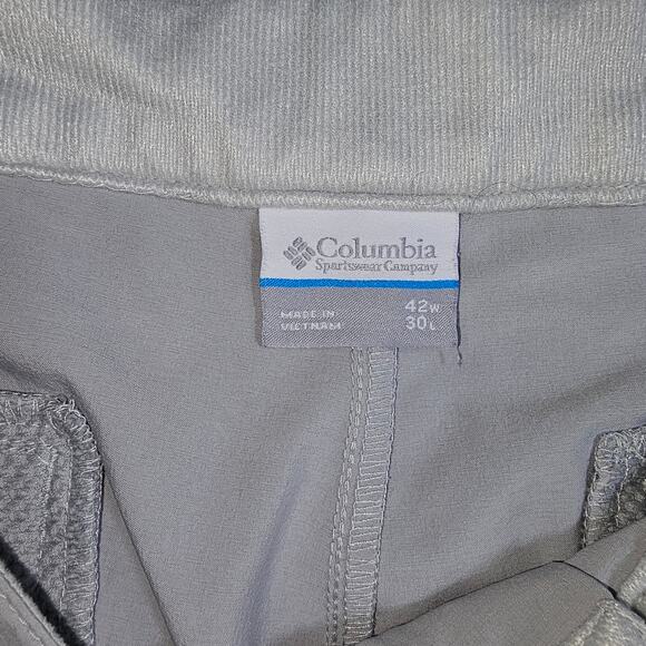 Columbia Mens Gray Lightwieght Convertible Hiking Outdoor Pants 42x30 - Picture 5 of 13